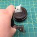 304 Stainless Steel Left Bank War God Laser Line Cutting Flat Leather Straight Board Slingshot Professional Competition_desvips.com