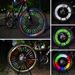 Bicycle Reflective Spokes Night Riding Safety Warning Night Travel Reflective Stickers Mountain Bike Riding Bicycle Card Strip Hot Wheels_desvips.com