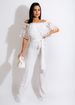 Women's Clothing sexy ruffled off-shoulder jumpsuit_desvips.com