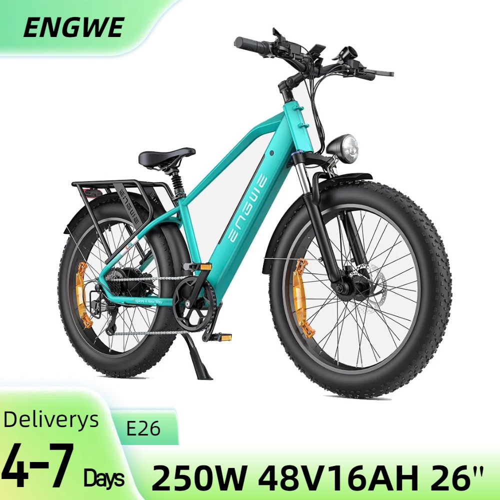 ENGWE E26 Dual Suspension All-Terrain E-bike 250W,48V 16AH _desvips.com