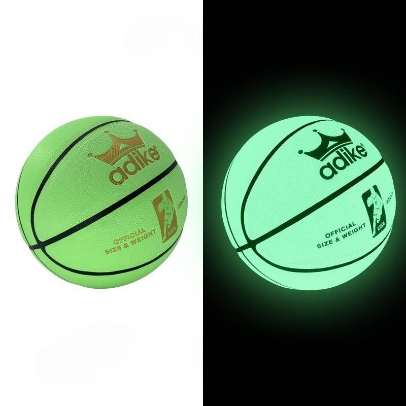 Glow In The Dark Basketball Size 7 Fluorescent PU Basketball In Red Yellow Blue Green Durable Outdoor Sports Ball_desvips.com
