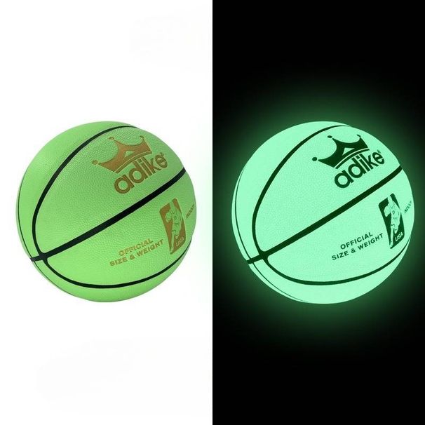 Glow In The Dark Basketball Size 7 Fluorescent PU Basketball In Red Yellow Blue Green Durable Outdoor Sports Ball_desvips.com