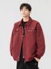 Stylish Lapel Collar For Men, Spring And Autumn American High Street Patchwork Design, Loose Casual Windproof Motorcycle_desvips.com