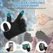Cycling Gloves Outdoor cycling gloves wholesale children's warm bicycle running autumn and winter full finger non slip waterproof touch screen gloves_desvips.com