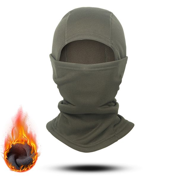 Sports Face Masks Autumn And Winter Thickened Headgear Quick Drying Tactical Flying Tiger Mask Cycling Plus Velvet Hat Balaclava Chief Hat_desvips.com