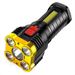 Cross-Border Five-Light High-Intensity Outdoor LED Multi-Function COB Side Light Household Portable Mini Flashlight_desvips.com