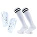Football Shin Guards Socks Set Children Adult Sports Shin Guards Leg Guards Knee High Sports Socks Two Piece Set_desvips.com