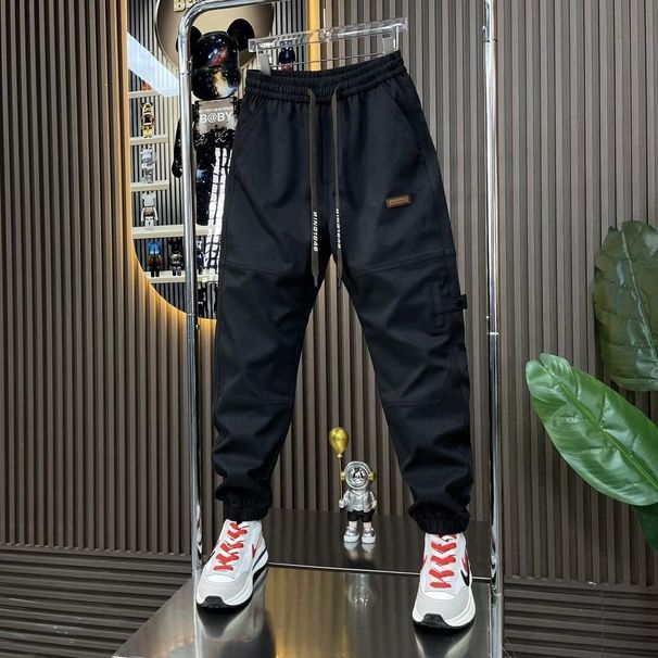 001 Spring And Autumn New Fashion Versatile Trendy Comfortable Cargo Men's Sports Outdoor Casual Loose Jogger Pants_desvips.com