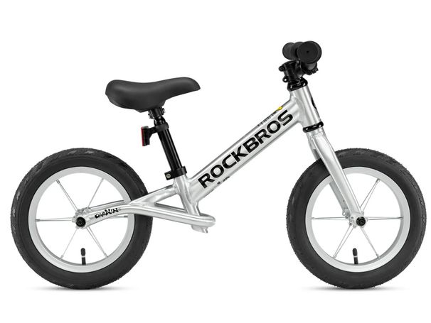 ROCKBROS Darwin I - 12" Balance Bike For Children Aged 1-3 Years, 2.8kg, Silver_desvips.com