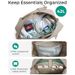 Lightweight Waterproof Polyester Tote Bag – Expandable Women's Sports Carryall For Outdoor Activities In Black/Tan/Pink/White_desvips.com