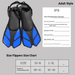 Explosive Outdoor Sports Snorkeling Three Sets Of Diving Masks, Snorkels, Adjustable Fins, Swimming Equipment_desvips.com