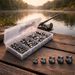 120PCS/200PCS Premium Round Removable Split Shot Fishing Weights Sinkers 5/6 Sizes For Freshwater & Saltwater Fishing_desvips.com