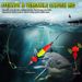 Round Hook Cigar Far Throw Float, Floating Fishing Group Luya European Fishing Group With Spiral Bell Fish Float Set_desvips.com