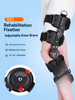 Rehabilitation Knee Brace, -10°-120° Gear Adjustment, Length & Size Adjustable, Anti-Slip Breathable Lining, Velcro Fastening_desvips.com