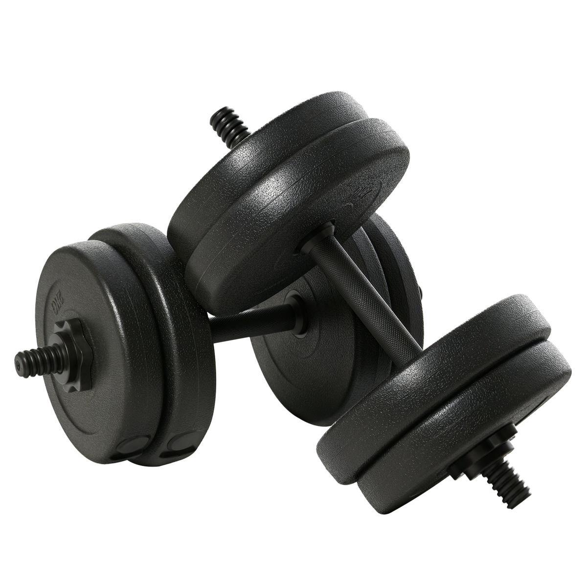 Set Manubri Palestra 20kg (4x2.5kg, 4x2kg) Con 8 Dischi Da 2kg, 2.5kg, Ø25mm, Per Allenamento A_desvips.com