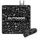 Outdoor Portables Picnic Lawn Thickened Moisture-Proof Camping Mat Aluminum Film Base Machine Washable_desvips.com