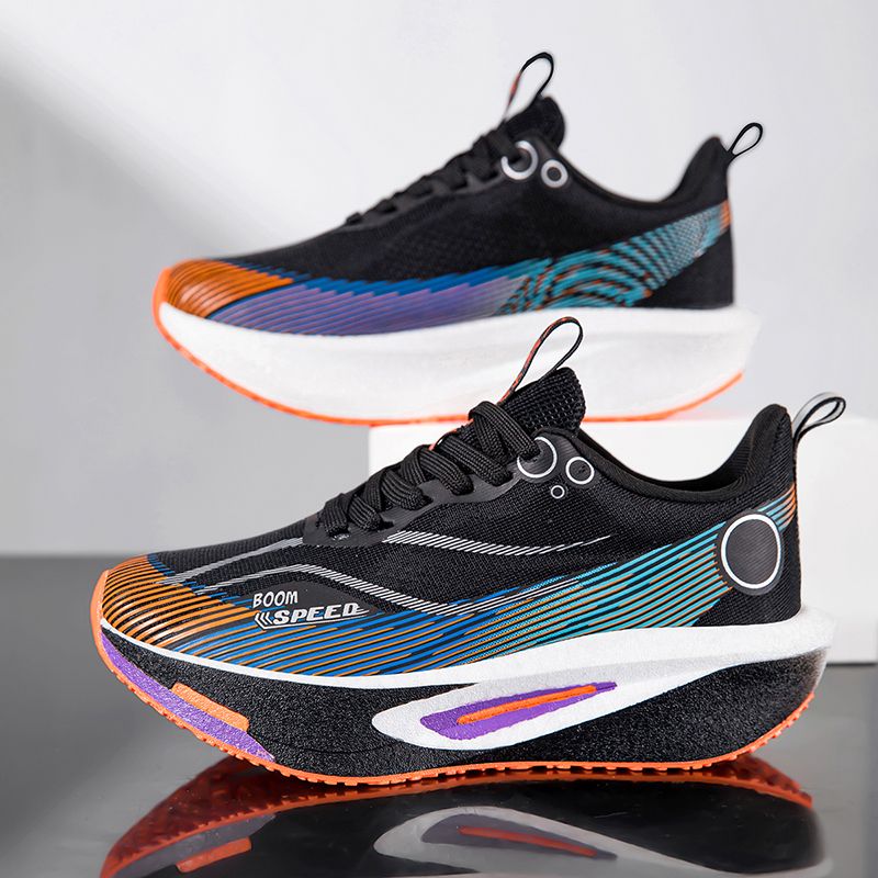 Unisex Carbon Men's Breathable Lightweight Running Women's Comfortable Non-slip Sports Shoes_desvips.com