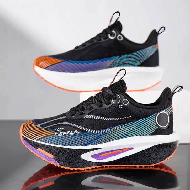 Unisex Carbon Men's Breathable Lightweight Running Women's Comfortable Non-slip Sports Shoes_desvips.com