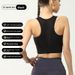 Yiwu Sports Factory Fixed One-piece Cup High-strength Shockproof Bra Fitness Running Yoga Wear Vest Women_desvips.com