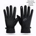 Midello Men Winter Windproof Fleece Lined Thickened Outdoor Riding Electric Bike Touchscreen Warm Gloves_desvips.com