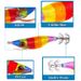 Hot Big Eye Shrimp Lure Bait Luminous Color Wooden Shrimp 9.2g/10cm Simulation Fish Bait Hard Bait Fishing Gear Products_desvips.com