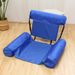 Inflatable Water Hammock Lounge 3-Tube Floating Chair With Breathable Mesh Cover For Pool Lake Beach_desvips.com