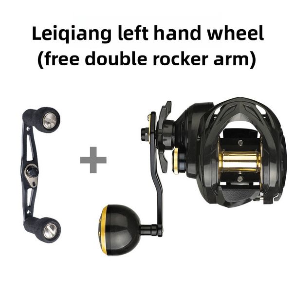 Chilun Leiqiang Black Special Water Drop Wheel Lure Big Fish Ultra Long Casting Giant Anti-explosion Line Left And Right_desvips.com