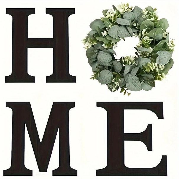 New Home Wooden Wall Spring Letter Garland St. Patrick's Day Decoration Summer Welcome Door Hanger_desvips.com