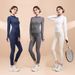 Women's Long Sleeved Running Top Quick Drying High Elastic Fitness Yoga Jacket Tight Fitting Breathable Sports Sunscreen for Autumn Winter_desvips.com