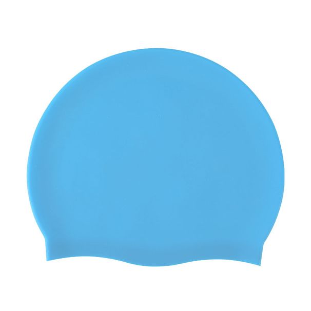 Swimming Cap Earmuffs For Men And Women Solid Color Silicone Waterproof Anti Shedding Durable Long Hair Large High Elastic Swimming Cap_desvips.com