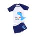 Children's Swimsuit Boys Two-Piece Summer Cartoon Dinosaur Swim Trunks Set Beach Hot Spring Short Sleeve Swimwear_desvips.com