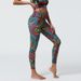 New Printed Yoga For Women High Elastic Tight Stretch Brushed Leggings Sports Fitness Pants Comfort_desvips.com