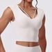 Women's Quick Drying Sportswear Tight Fitting Short Sleeved Running And Training Top Thin Comfortable Yoga Wear_desvips.com