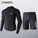 Korean Diving Sun Protection Swimsuit Sleeve Long Pants Quick-Dry Jellyfish Suit Snorkeling Surfing Set Men's Swimwear_desvips.com