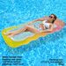 Lemon-Shaped Inflatable Lounge Chair - Breathable Mesh & Neck Support (Single Person Floating Chair Lightweight & Quick-Dry)_desvips.com