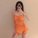 Concealing Belly And Slimming, Conservative Women's Hot Spring One-piece Swimsuit_desvips.com