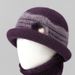 Winter New For Middle-aged Women, Mom And Grandma Hat, Elderly Warm Knitted Hat With Fleece Lining_desvips.com