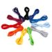 Semi-circle oval 6mm polyester colored shoelaces_desvips.com