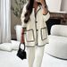 women's clothing plussize black blazer – chic oversized doublebreasted jacket for work & streetwear_desvips.com