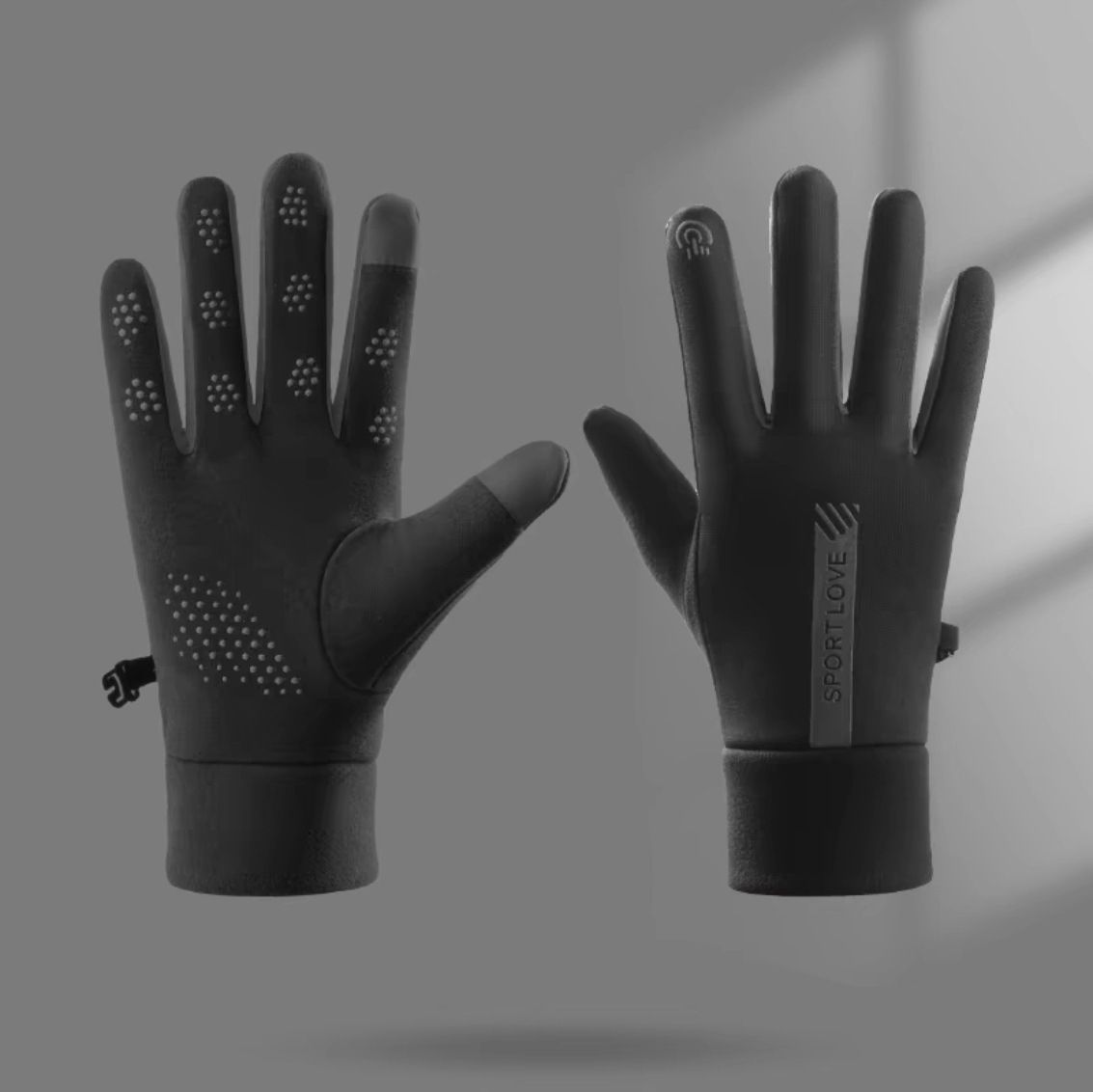 Unisex Waterproof Windproof Coldproof Fleece Lined Warm Non-slip Wear-resistant Electric Bike Bicycle Outdoor Riding_desvips.com