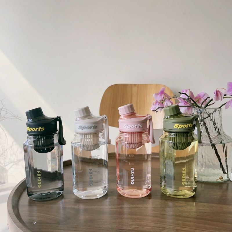 Sports Large Capacity Plastic Cup For Men And Women Students Summer Outdoor Fitness High Appearance With Tea Infuser_desvips.com