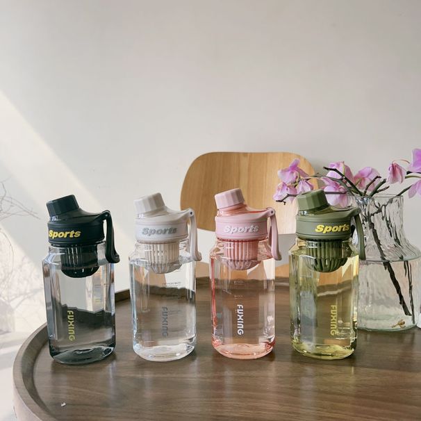 Sports Large Capacity Plastic Cup For Men And Women Students Summer Outdoor Fitness High Appearance With Tea Infuser_desvips.com