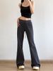 Official Image: American Style Spicy Girl Low Waist Casual Women's New Autumn Versatile Gray Yoga Pants, Slimming And_desvips.com