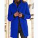 Women's vintage button-up woolen coat_desvips.com