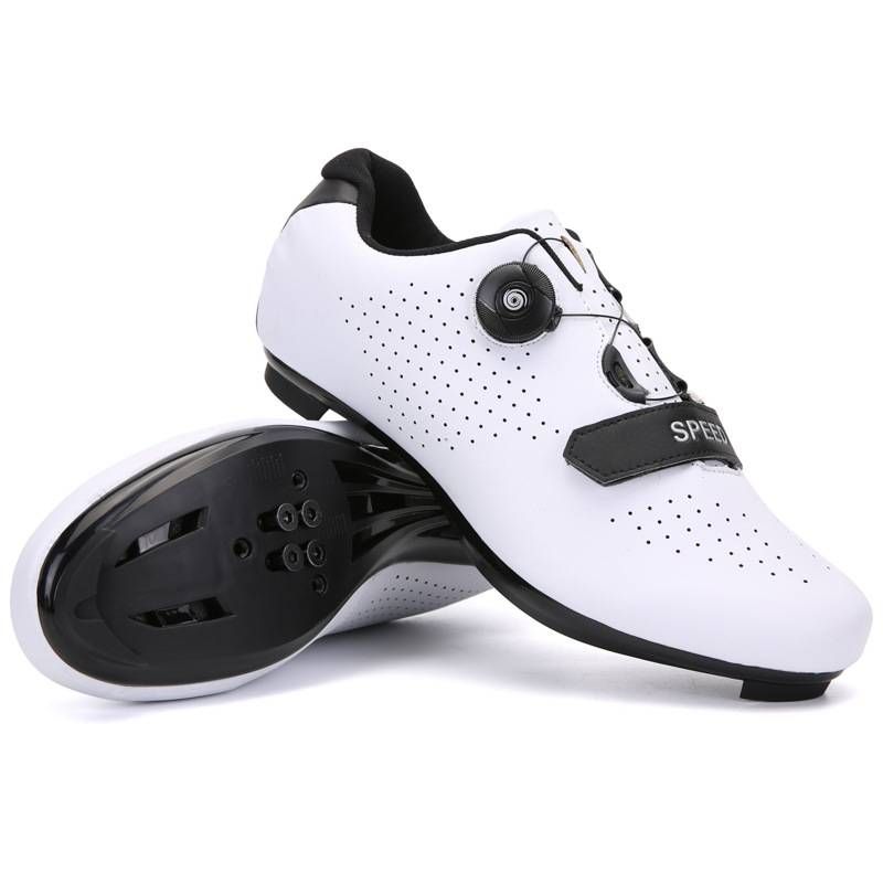Locked Cycling Shoes For Men And Women Road Bike Lock Shoes Hard Sole Dynamic Bicycle Shoes Bicycle Wide Sole Shoes_desvips.com