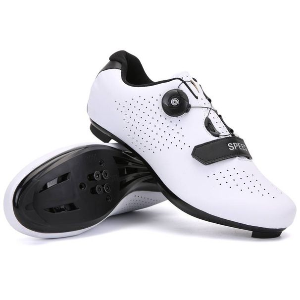 Locked Cycling Shoes For Men And Women Road Bike Lock Shoes Hard Sole Dynamic Bicycle Shoes Bicycle Wide Sole Shoes_desvips.com