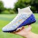 2025 New Men's High-Top Soccer Shoes With Long Studs For Students And Children, Boys' Professional Training_desvips.com