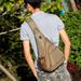 USB Charging 2018 Single Shoulder Polyester Men's Chest Crossbody Bag Outdoor Sports_desvips.com