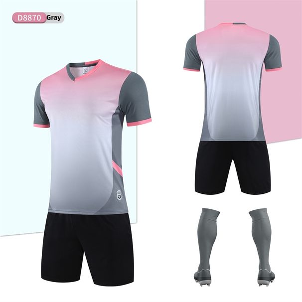 Quick Drying Soccer Jersey Set Short Sleeved Sports Match Training Uniform For Students Adults Men's T-shirts & Tops_desvips.com