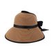 Bowknot Straw Spring Summer Vacation Sun Open Top Beach Hat Breathable_desvips.com